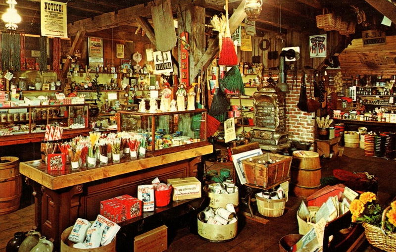 Frontier Town - Vintage Postcard (newer photo)